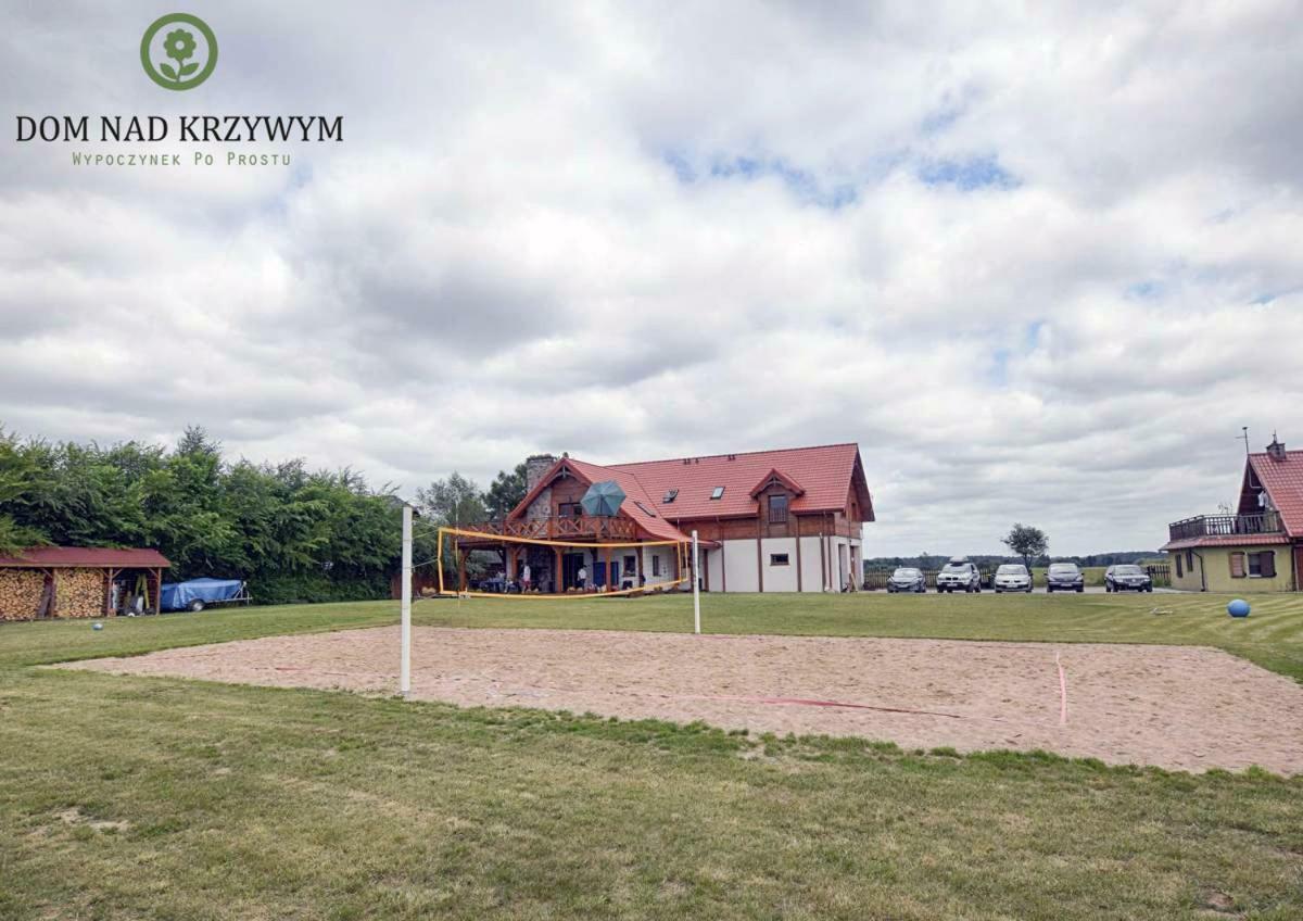 Dom Nad Krzywym - Prywatna Plaza, 2 Boiska, Sauna, Plac Zabaw Krzywe  Exterior foto